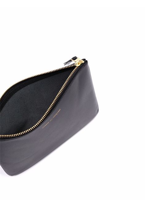 pouch zip classic line unisex nera COMME DES GARÇONS WALLET | SA5100800
